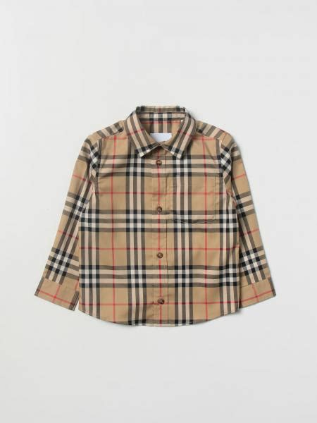 camicia burberry junior|BURBERRY: Camicia in cotone .